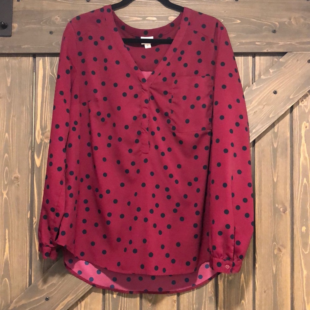 EUC Women’s Merona Polyester Blouse XL